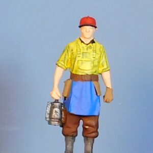 Modellismo - Operaio linea ferroviaria- Scala 0 (1/43)