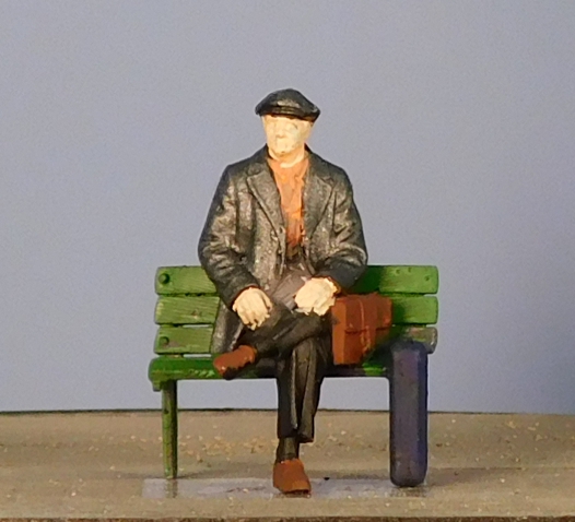 Modellismo - Signore seduto - scala 1/43