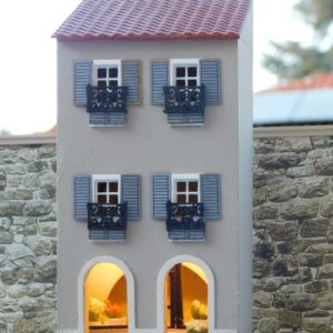 Piccolo negozio di fiori. Modellismo scala H0