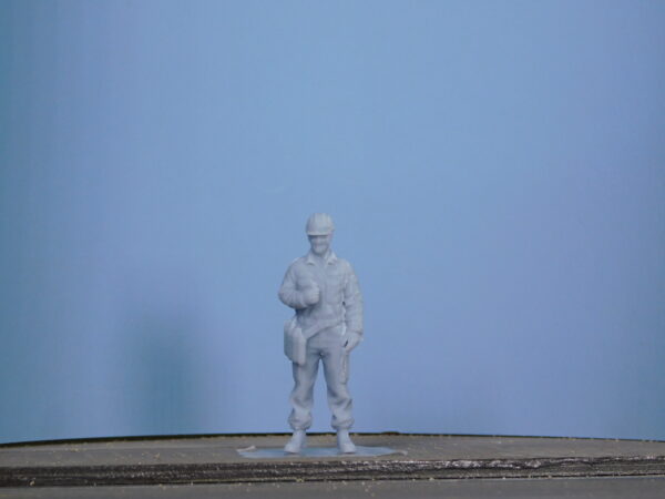 Operaio scala 0 (1/43) non verniciato