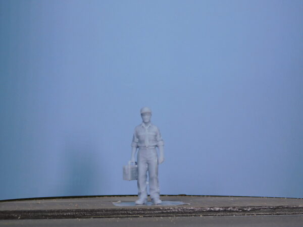 Operaio scala 0 (1/43) non verniciato