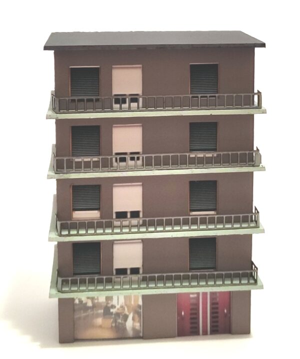 Modellismo condominio italiano anni 70