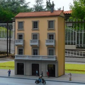 Modellismo scala H0 Palazzina su 3 piani