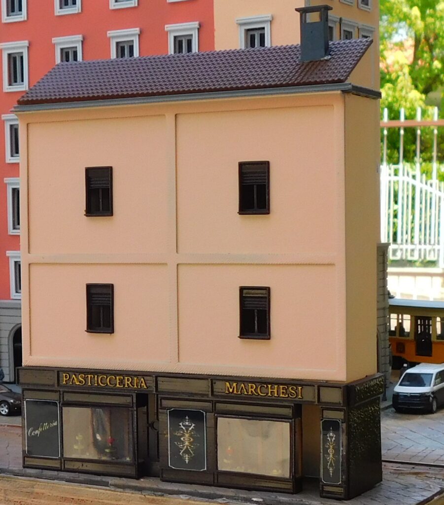 Pasticceria Marchesi Milano - Modello italiano in scala H0